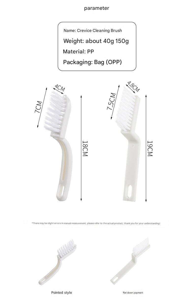 Effortless bathroom tile corner cleaner brush