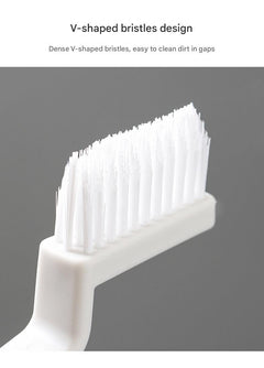 Different angles of bathroom cleaner brush