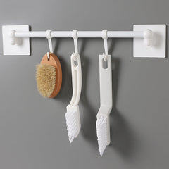 Different angles of bathroom cleaner brush