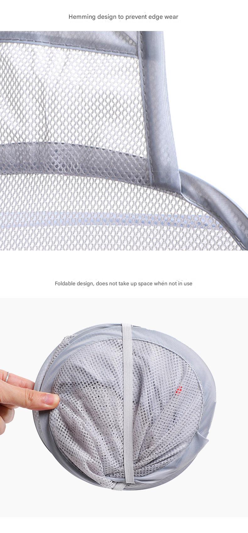 foldable laundry basket with clean lines