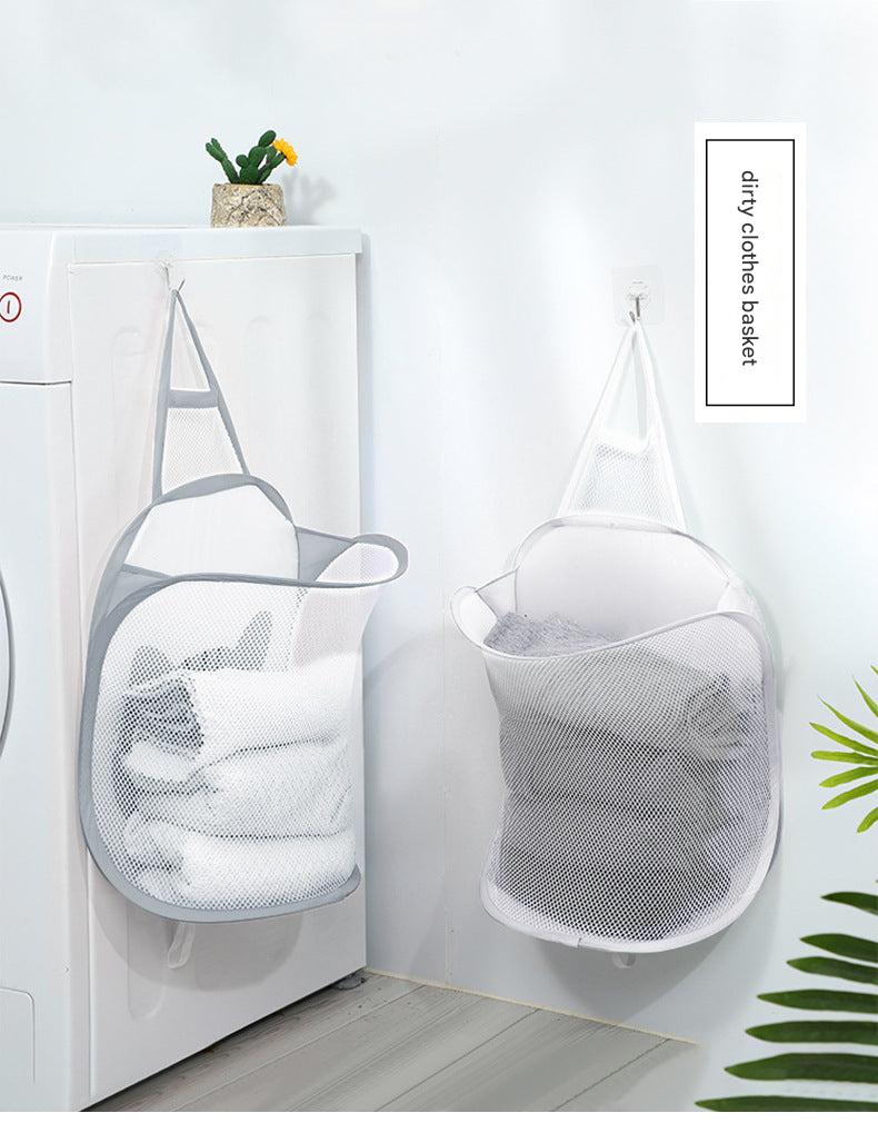 foldable laundry basket with clean lines