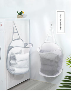 foldable laundry basket with clean lines
