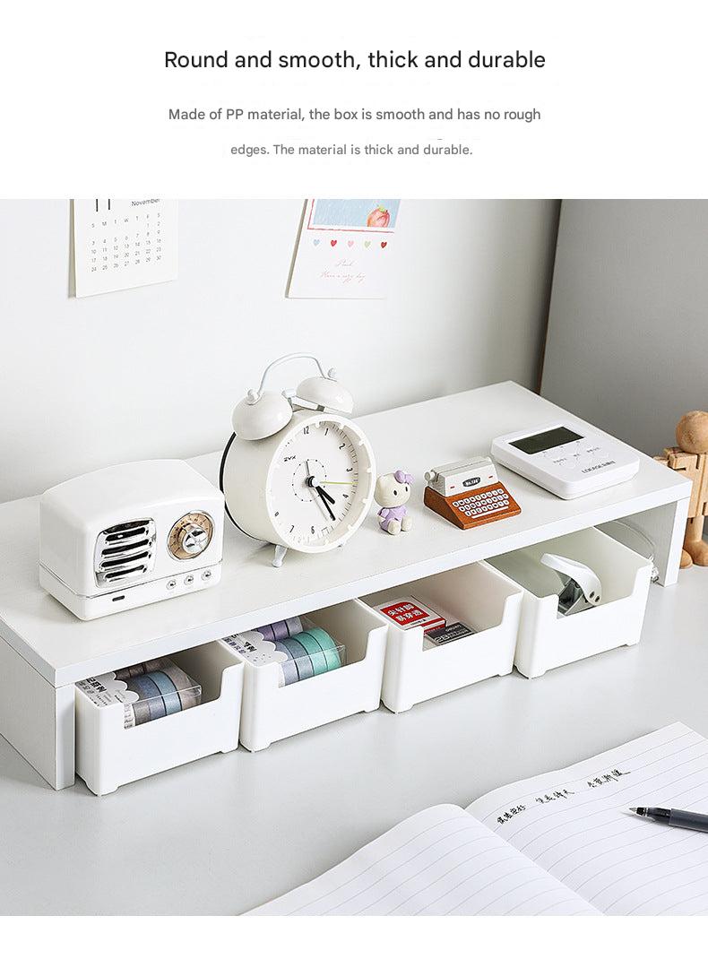 Durable plastic organiser for makeup and stationery