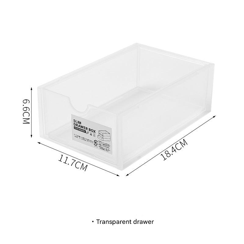 White and clear organiser showcasing versatility