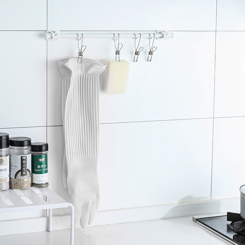 Stylish storage solution hooks for bathroom