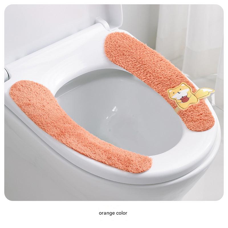 adhesive toilet seat cover installation