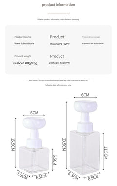 Press bottle for liquid soap