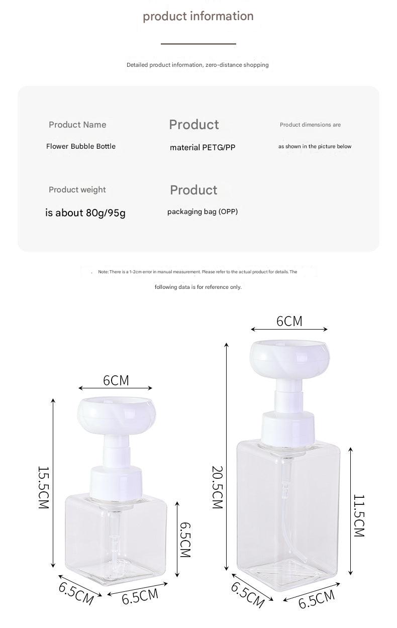 Press bottle for liquid soap