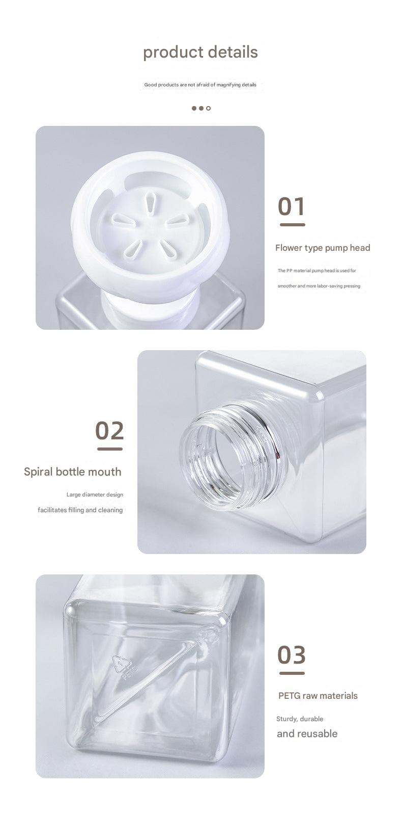 Elegant foaming bottle for home decor
