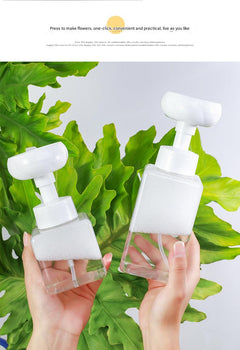 Modern press bottle for shower products