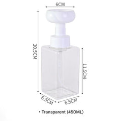 Eco-friendly floral design foam bottle