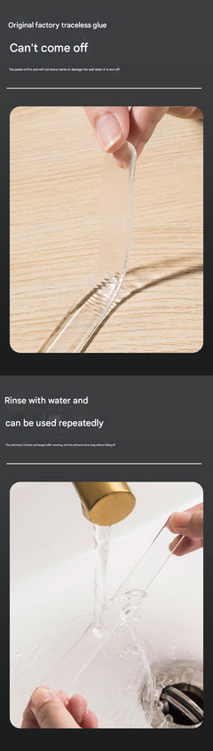 Close-up of transparent silicone collision pad