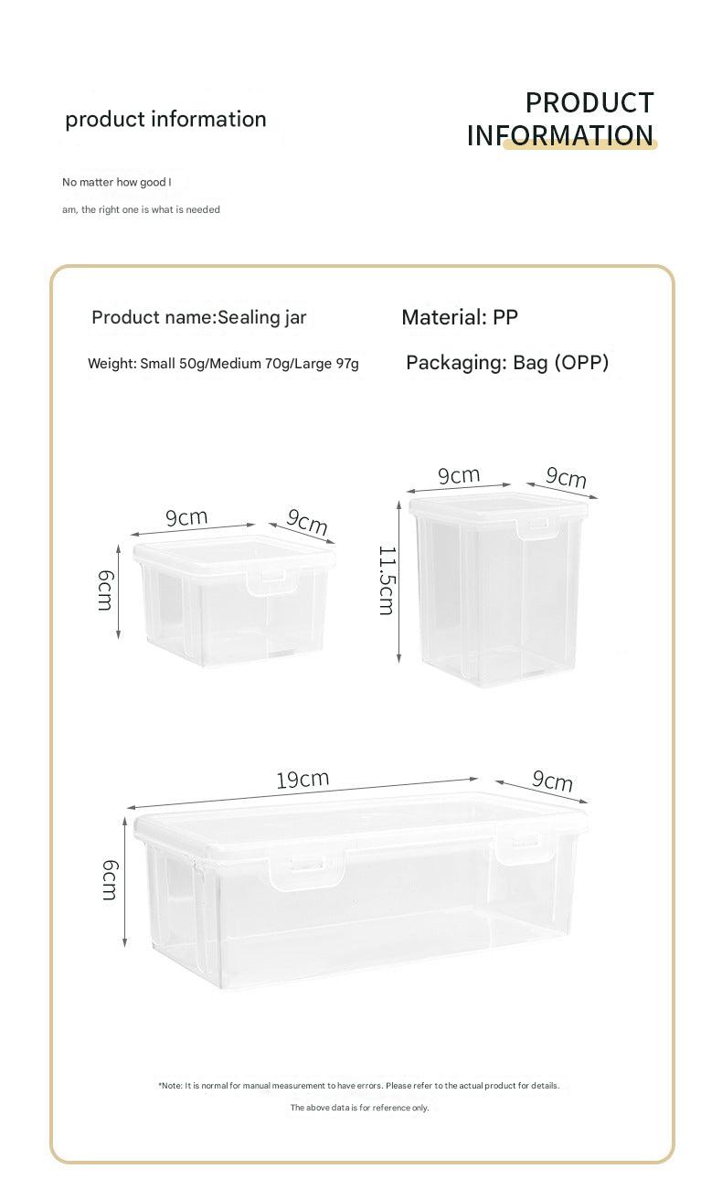 Modern square spice box storing dried chilies