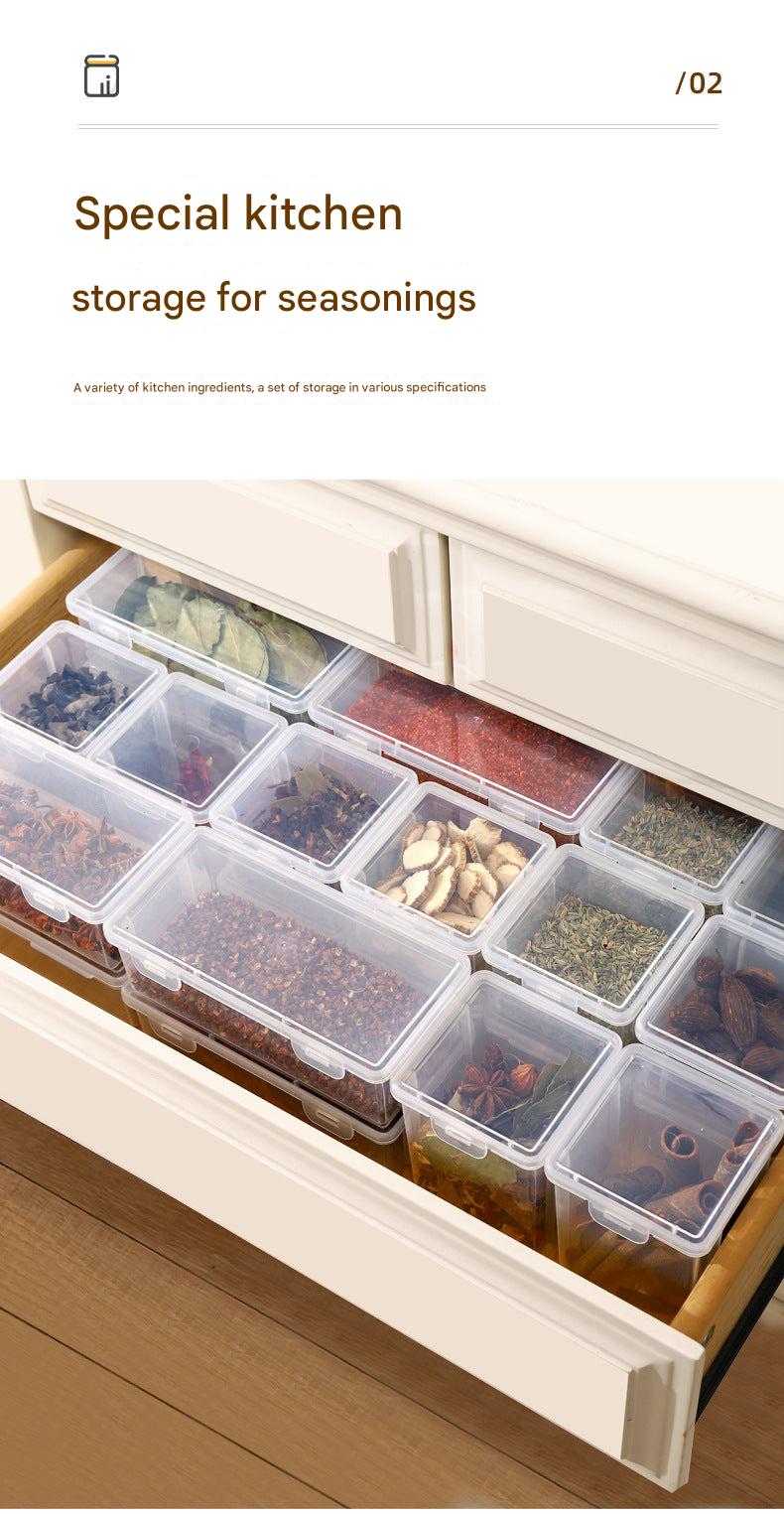 Stackable spice organiser for pepper seasoning