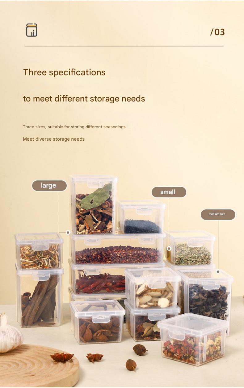 Airtight container ensuring fresh spices
