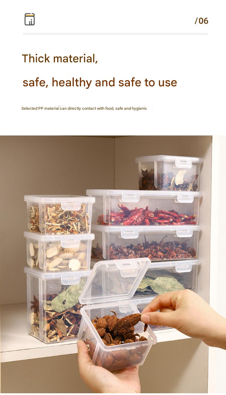 Spice storage solution with pour spouts