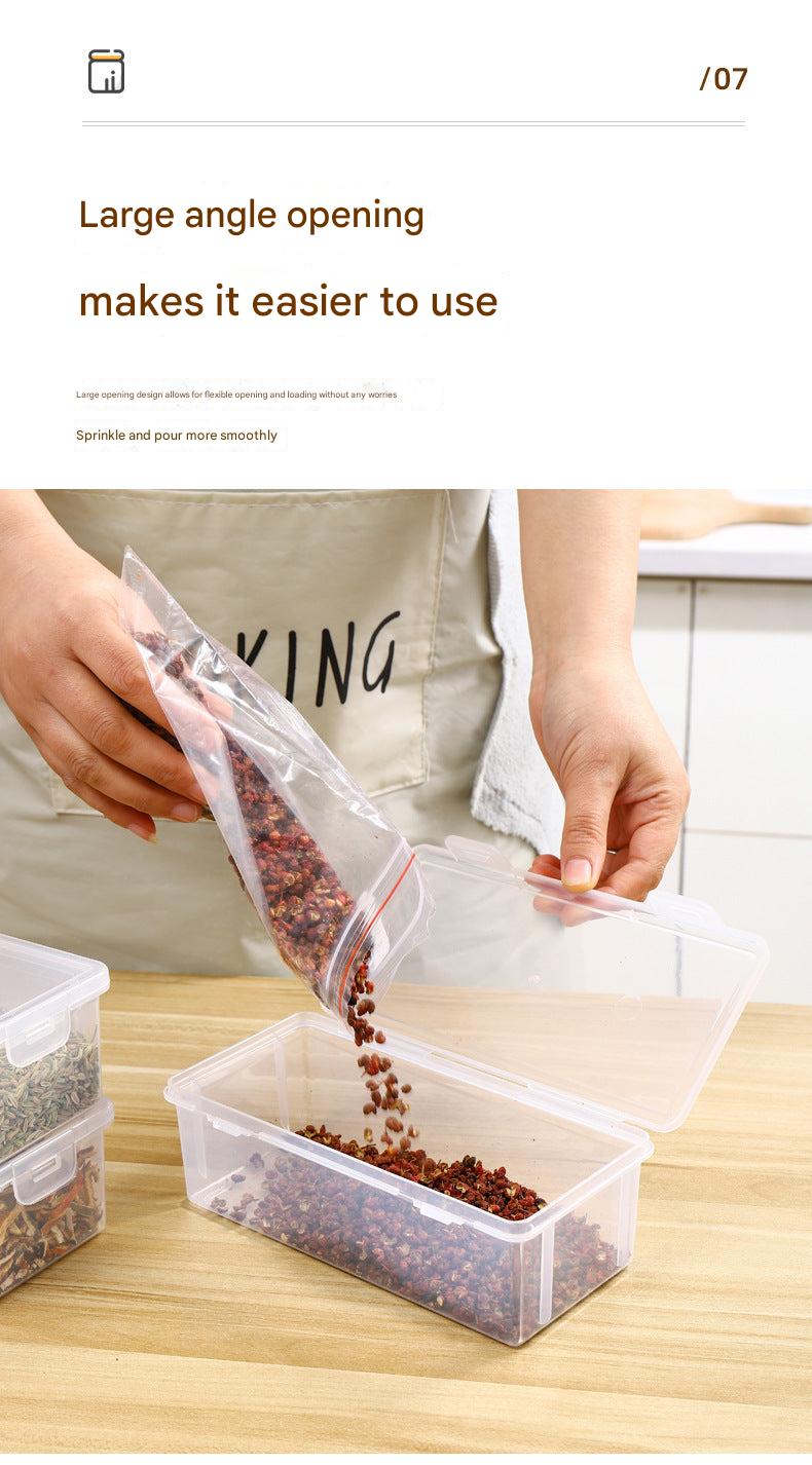 Functional kitchen storage for dried herbs