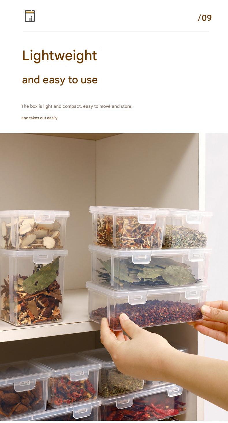 Set of spice containers suitable for any kitchen