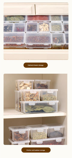 Airtight container ensuring fresh spices