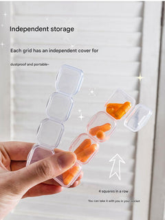 56 compartment clear storage box for nail art