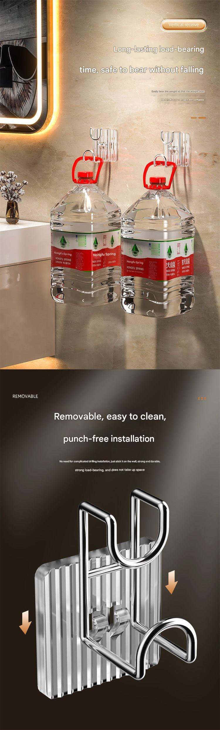 Innovative no drill wall hook for easy installation