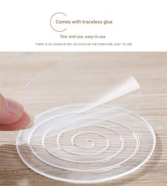 Durable silicone furniture pads