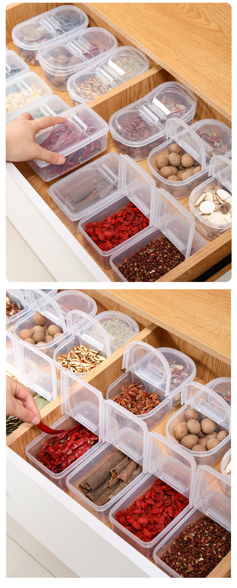 Image of premium spice storage container with modern design