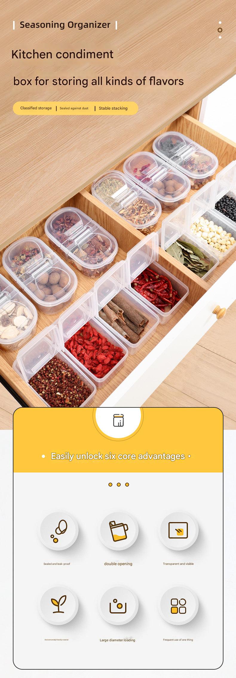 Video showcasing flexibility of spice container usage