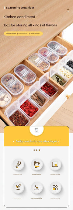 Video showcasing flexibility of spice container usage
