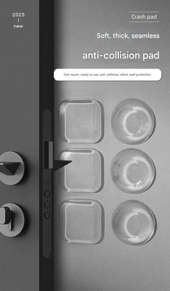 Transparent Self-Adhesive Door Handle Bumper 1
