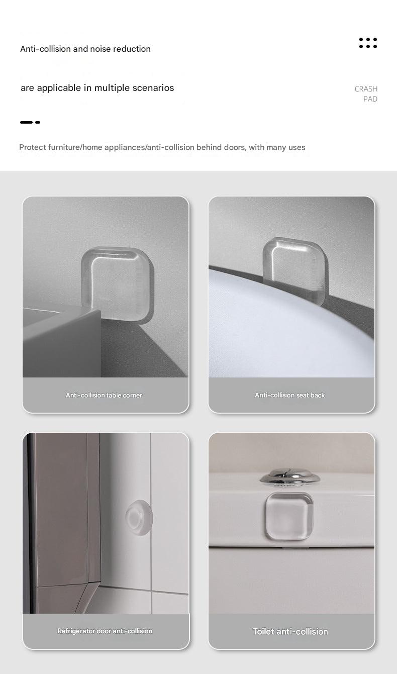 Transparent Self-Adhesive Door Handle Bumper 1