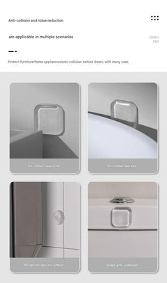 Transparent Self-Adhesive Door Handle Bumper 1