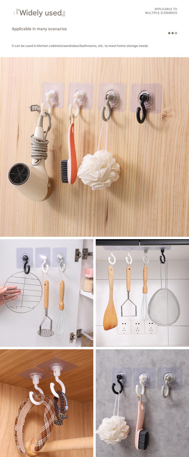 User-friendly adhesive hooks