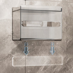 Close-up of waterproof tissue box with no drill installation