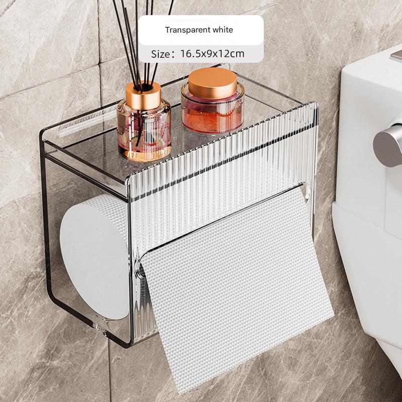 Acrylic tissue dispenser for bathroom details