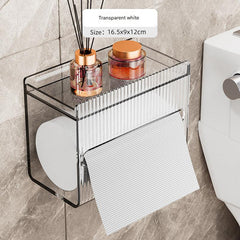 Acrylic tissue dispenser for bathroom details