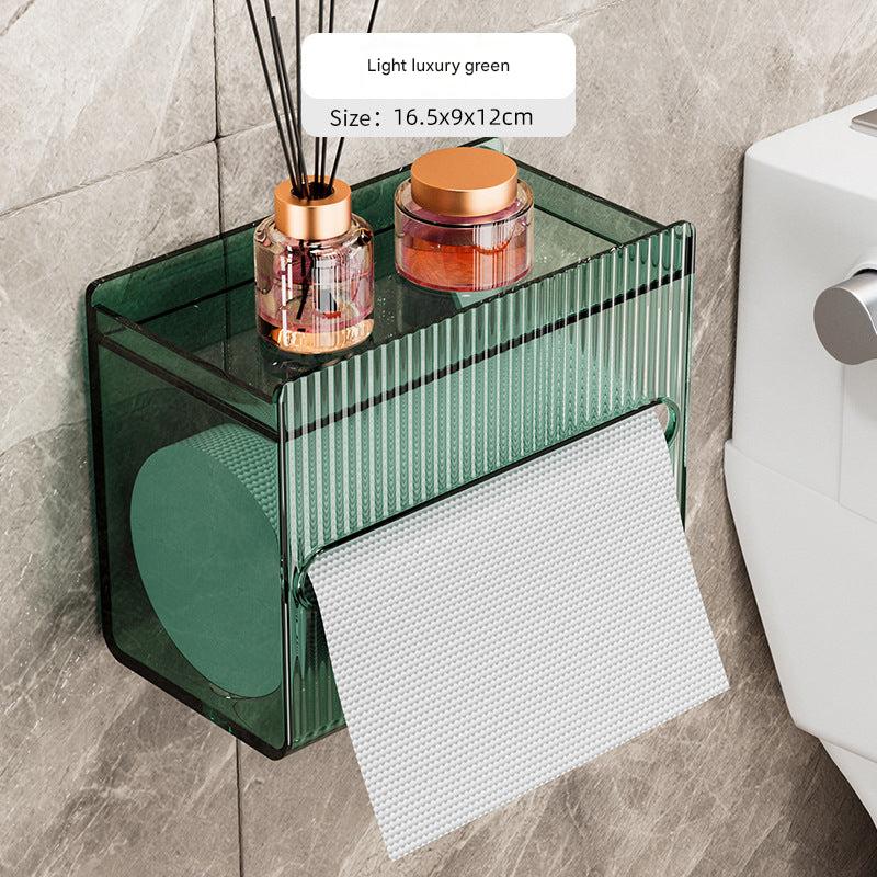 Stylish modern tissue holder in contemporary decor