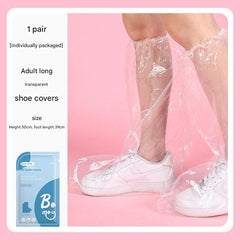 Shoe covers displaying stylish designs
