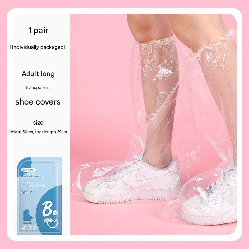 Shoe covers displaying stylish designs