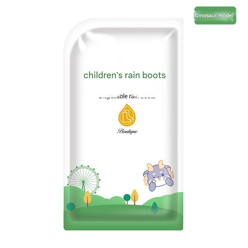 Durable waterproof shoe covers for kids in use