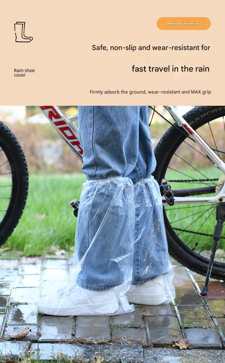 Reusable waterproof footwear covers showcased
