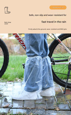 Reusable waterproof footwear covers showcased