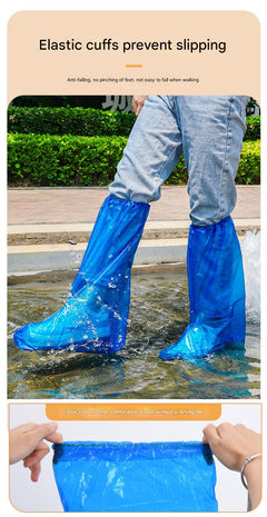 Shoe covers displaying stylish designs