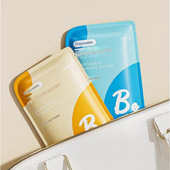 Durable waterproof shoe covers for kids in use
