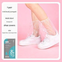 Reusable waterproof footwear covers showcased
