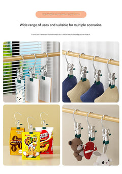 Versatile stainless steel clips for home use 7