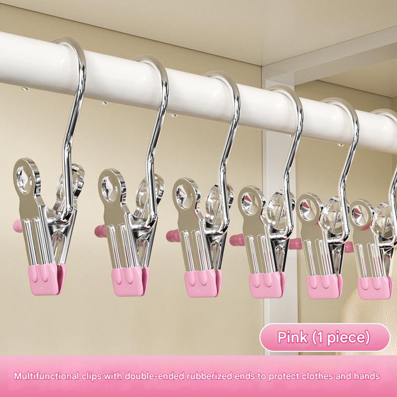Clips designed for efficient laundry storage 8