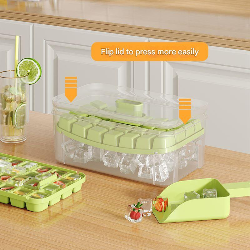 Easy Release Ice Cube Tray shown in green colour