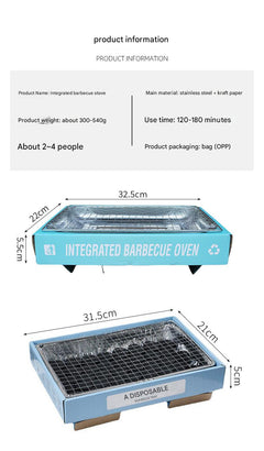 Smokeless charcoal grill with safety features