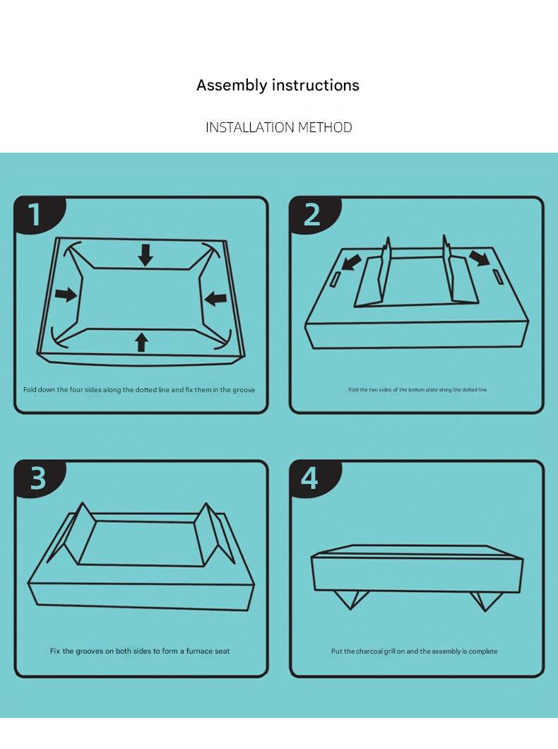 Smokeless grill design highlighting stainless steel